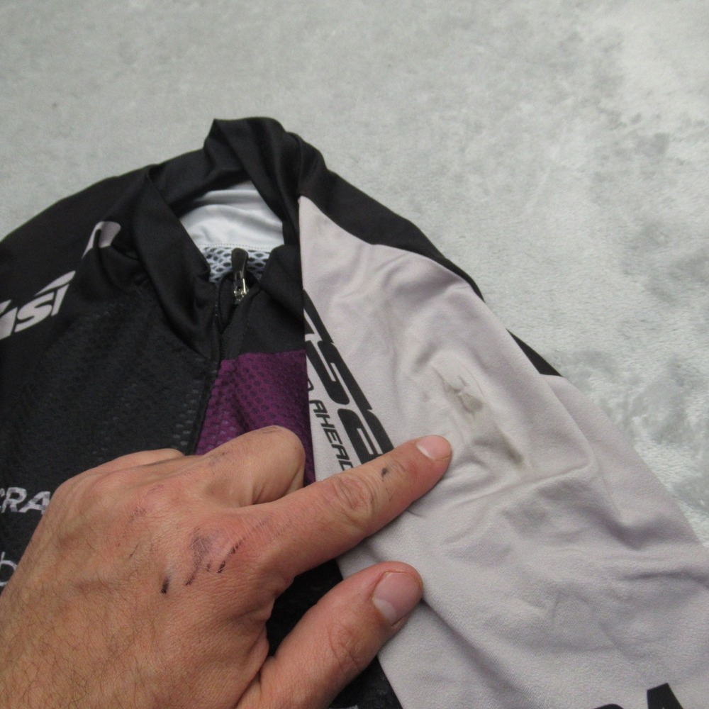 Craft Cycling Triathlon Suit Jersey Womens Small Purple Diamond Padded Full Zip - Picture 12 of 15